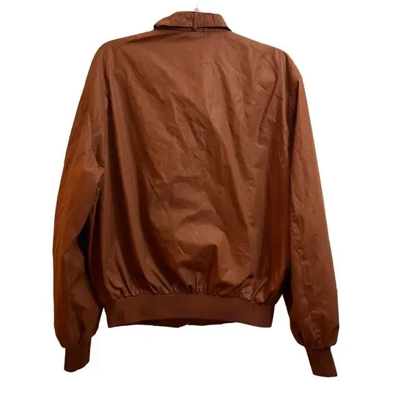Members Only Camel Brown Racer Jacket